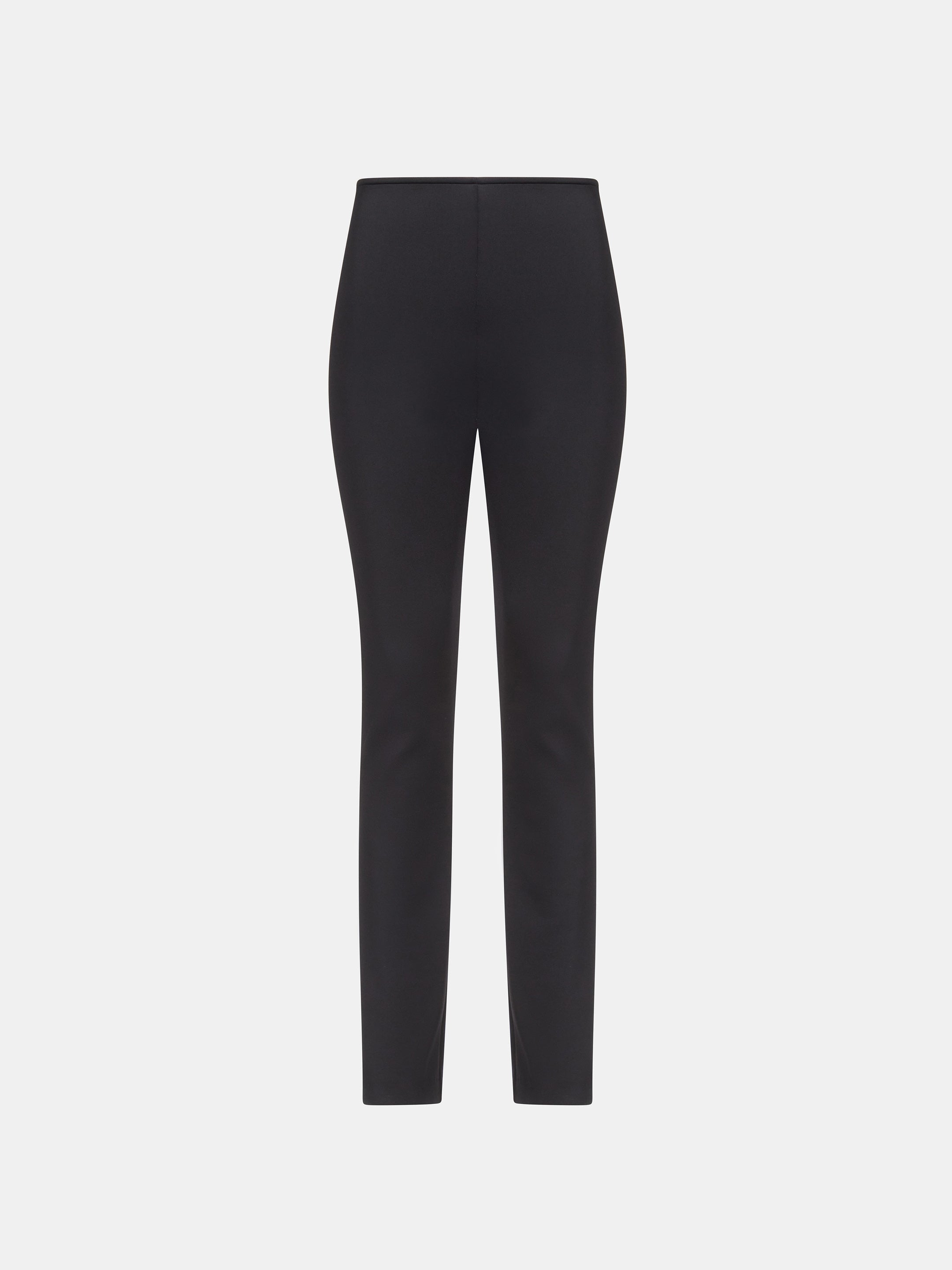 Black Stretch Scuba Jersey Slim-Fit Pant