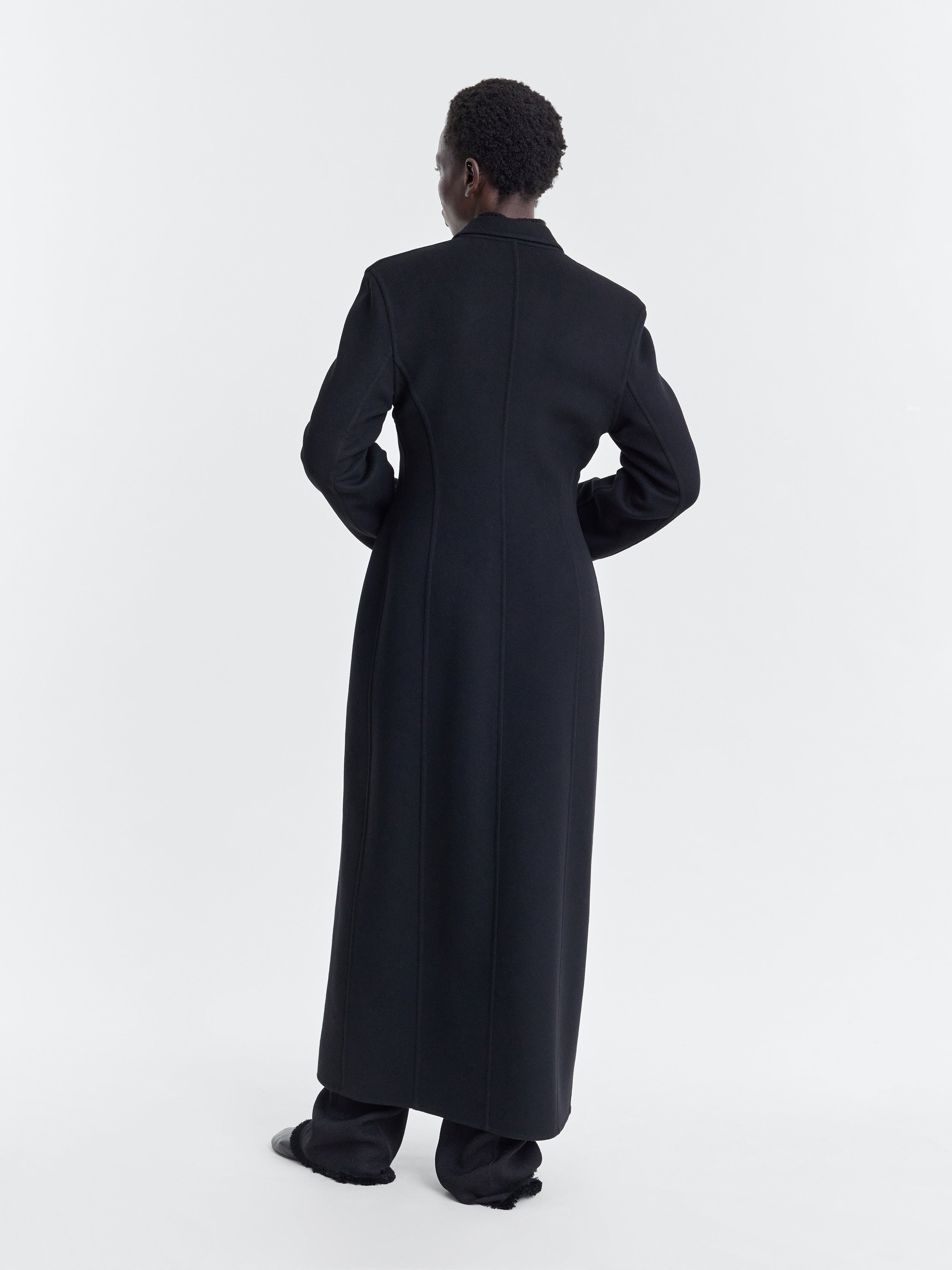 Camille Coat in Black