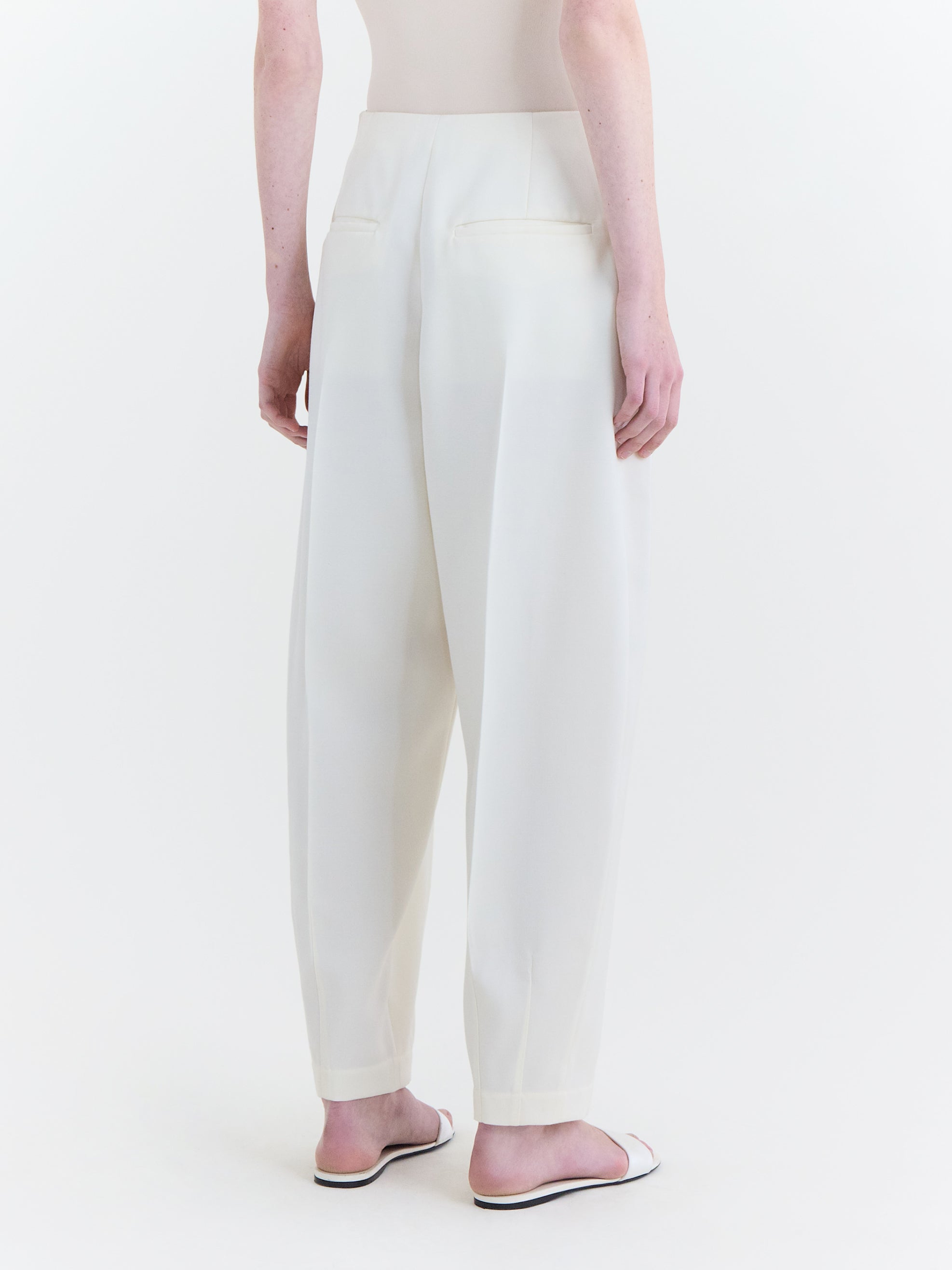 Off-White Wool Tailoring Tapered Trouser